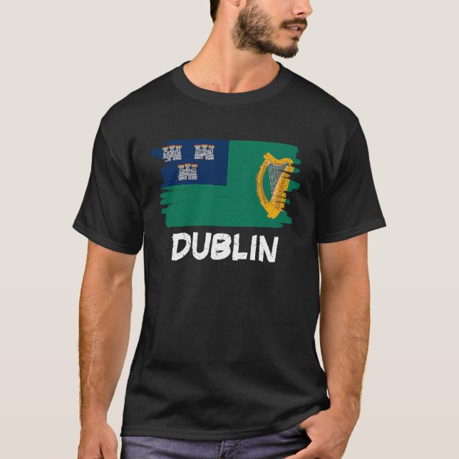 Camiseta Cool Dublin Flag (Frente)