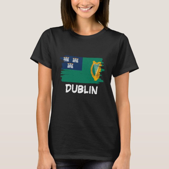 Camiseta Cool Dublin Flag (Frente)