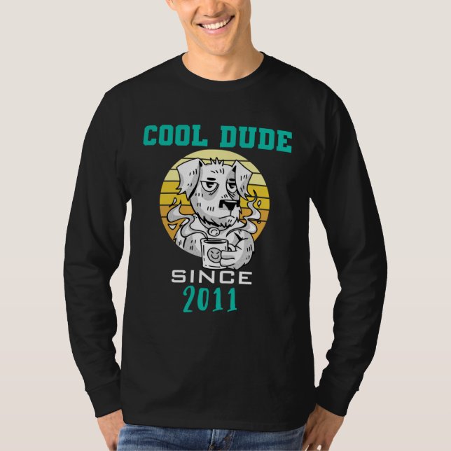 Camiseta Cool dude since 2011 (Frente)