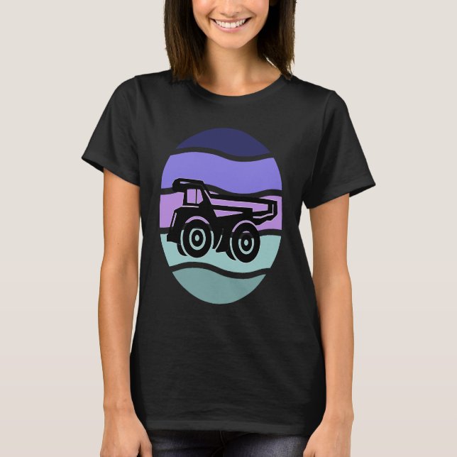 Camiseta Cool Dump Truck for Wheel Loader & Construction Ve (Frente)