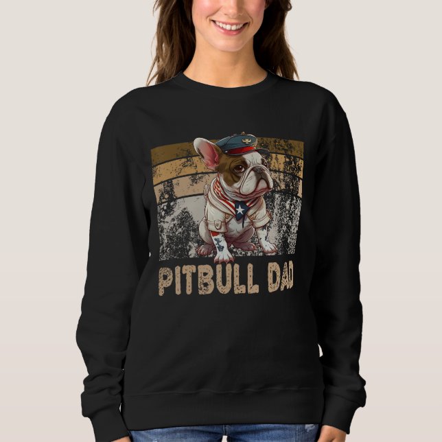Camiseta Cool English Pitbull Dad Pitbull Owner Dog Father' (Frente)