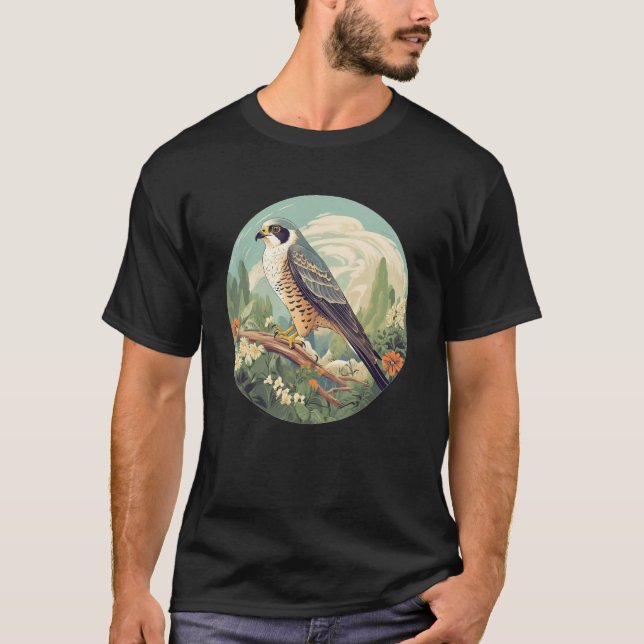 Camiseta Cool Falconry Bird in Wilderness (Frente)