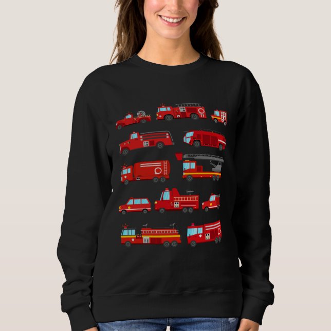 Camiseta Cool Fire Truck Fire Engine heavy rescue vehicles  (Frente)