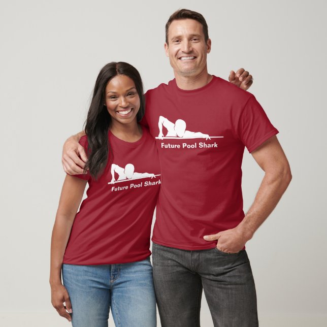 Camiseta Cool Funny Future Pool Shark Billiards Tshirt (Unissex)