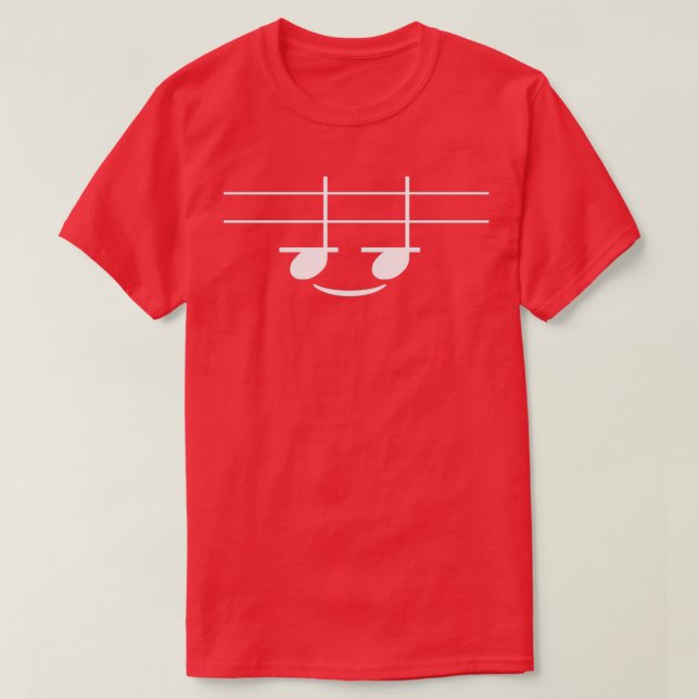 Camiseta Cool Funny Music Smile  (Frente do Design)