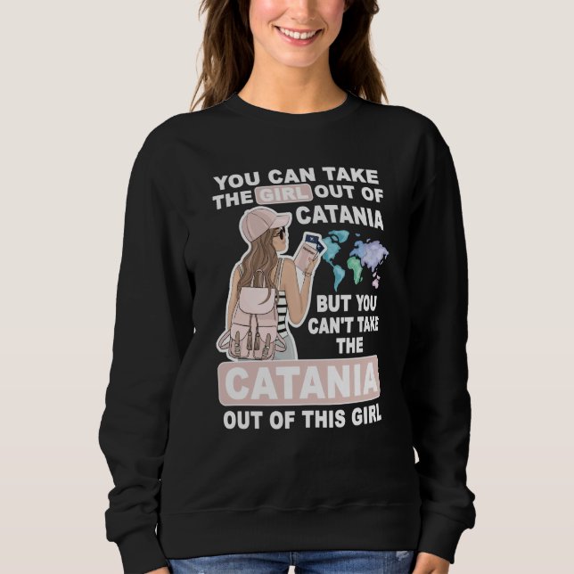 Camiseta Cool Girl from Catania City Proud Catania Girl (Frente)