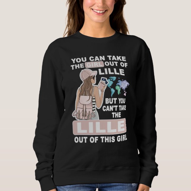 Camiseta Cool Girl from Lille City Proud Lille Girl (Frente)