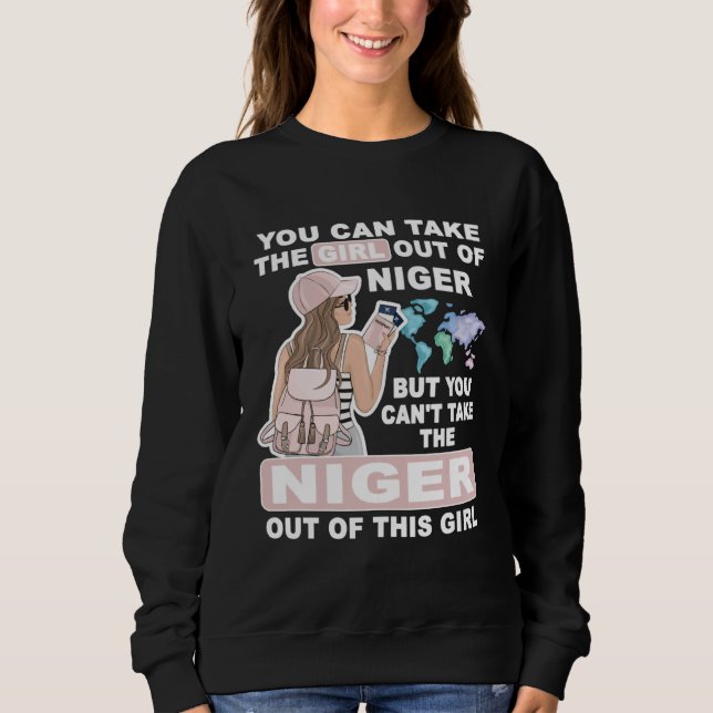 Camiseta Cool Girl from Niger  Proud Niger Girl (Frente)