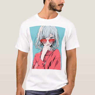 Camiseta COOL GIRL T-shirt｜寿司娘 Tシャツ GenerativeaI