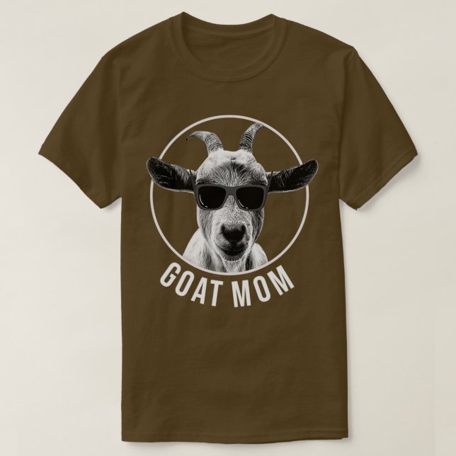 Camiseta Cool Goat Pun for a Goat Mom  (Frente do Design)