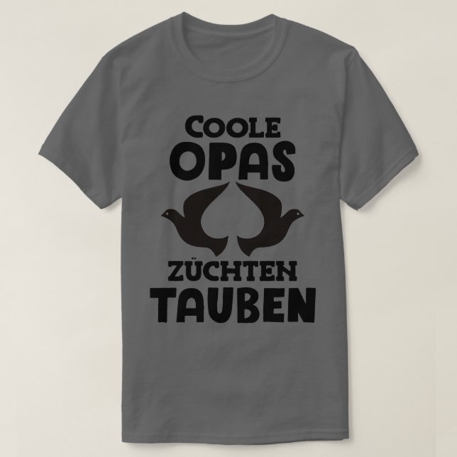 Camiseta Cool grandpas breed pigeons pigeon fanciers carrie (Frente do Design)