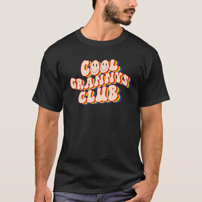 Camiseta Cool Grannys Club LGBTQ Pride Gay Pride Rainbow LG (Frente)