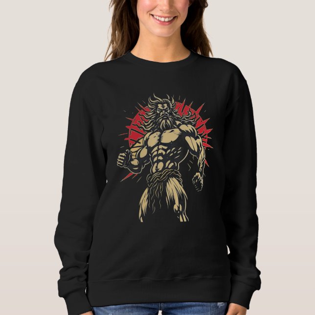 Camiseta Cool Greek God God Father Zeus Olymph Antique Body (Frente)