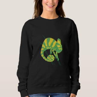 Camiseta Cool green yellow chameleon Old World lizards cham
