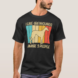 Camiseta Cool Greyhound Para Homens Mulheres Sighthound Pet
