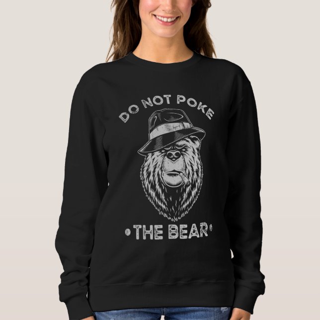 Camiseta Cool Grizzly Bear With Hat Bear Spirit Animal (Frente)