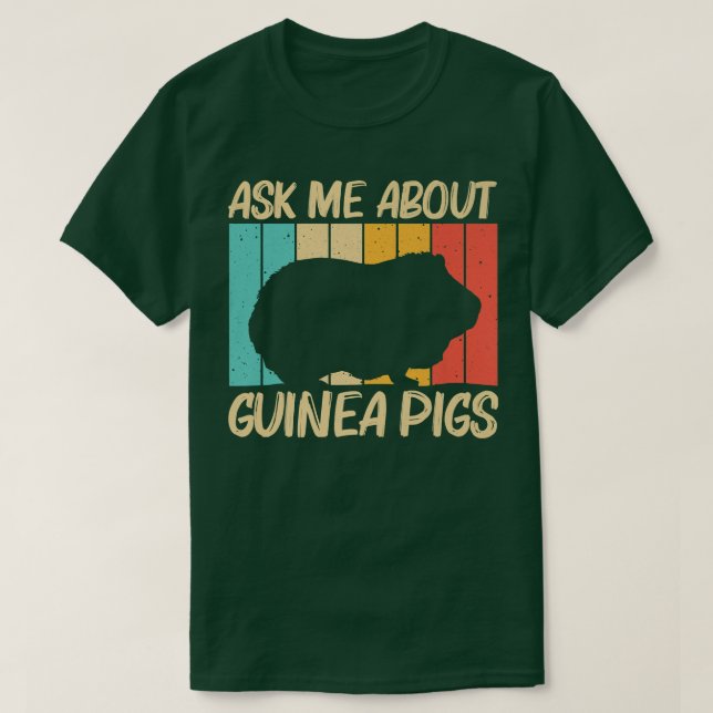 Camiseta Cool Guinea Pig Design For Men Women Cavy Pet Rode (Frente do Design)