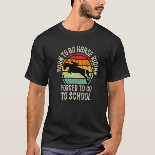 Camiseta Cool Horse riding Graphic for Son Equestrianism Pr (Frente)