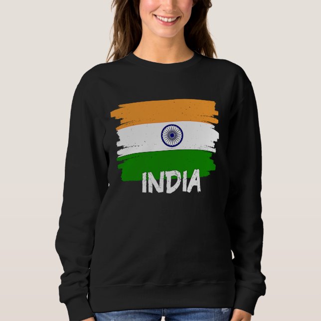 Camiseta Cool India Flag (Frente)