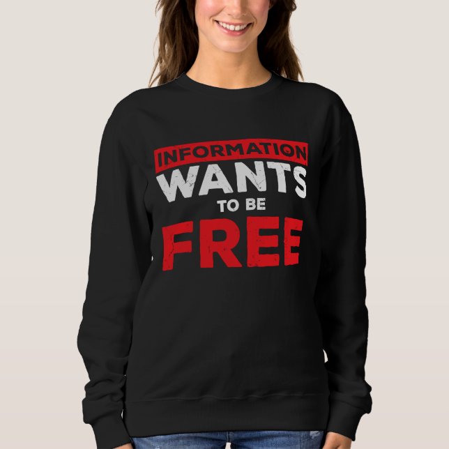 Camiseta Cool Information Wants To Be Free Lawyers (Frente)