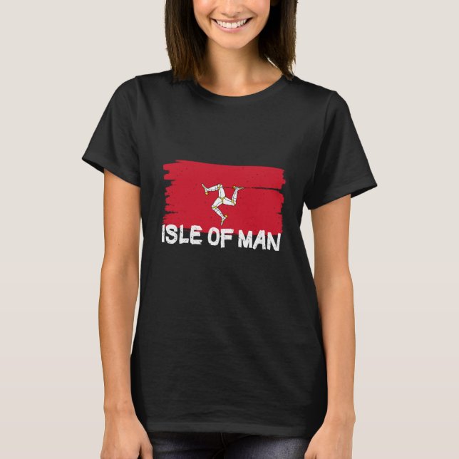 Camiseta Cool Isle of Man Flag (Frente)