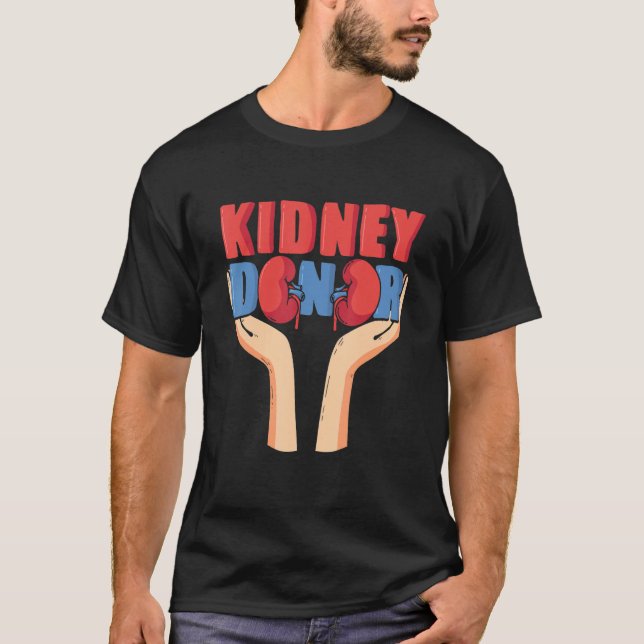Camiseta Cool Kidney Donor Organ Donation Awareness (Frente)