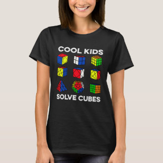 Camiseta Cool Kids Solve Cubes  Speedcubing Speedsolving Cu