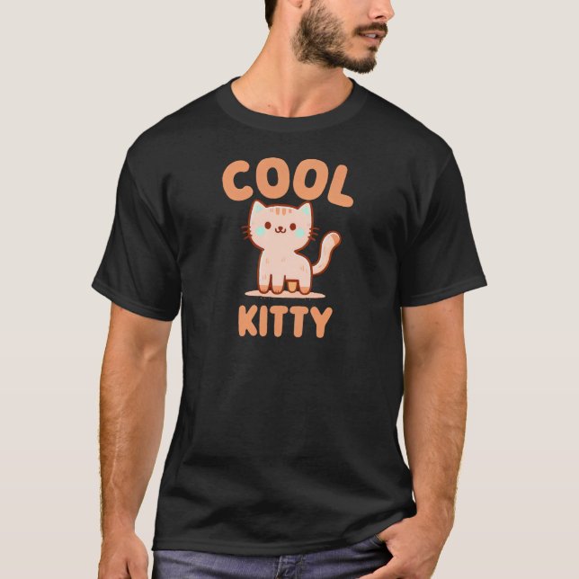 Camiseta Cool Kitty (Frente)