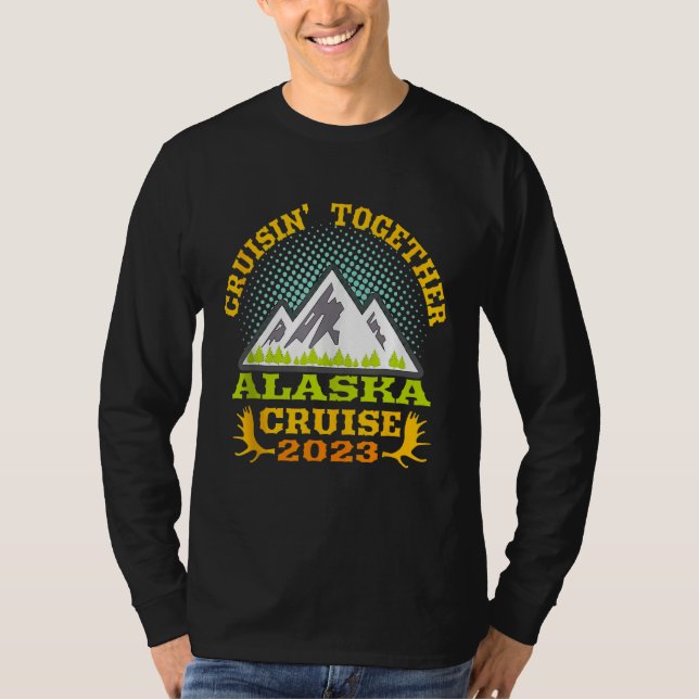 Camiseta Cool Matching Family Friends And Group Alaska Crui (Frente)