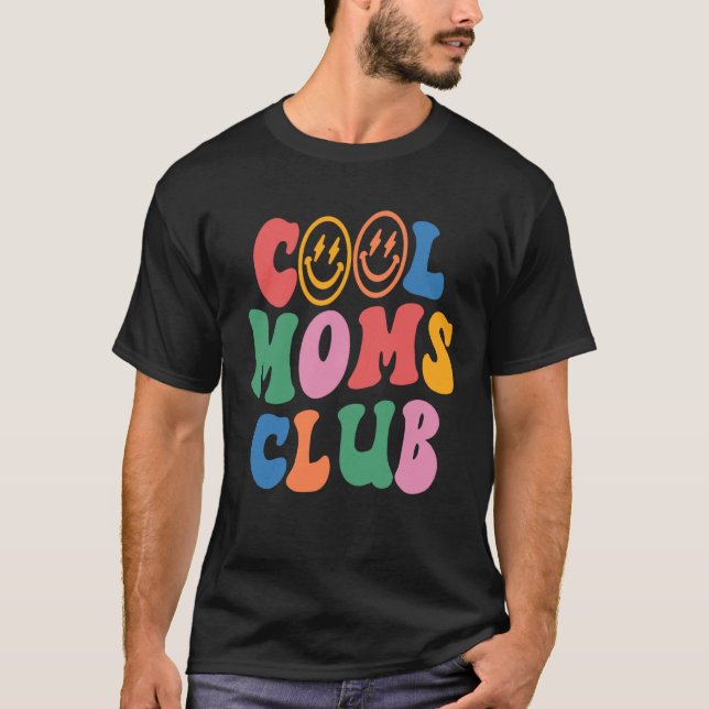 Camiseta Cool Moms Club Trendy Moms Retro Cute Mama (Frente)