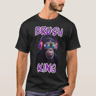 Camiseta Cool Monkey with Headphones Illustration