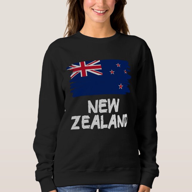 Camiseta Cool New Zealand Flag (Frente)