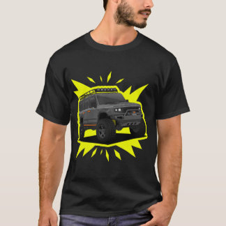 Camiseta Cool Off-Road 4x4 SUV Adventure Vehicle Vector Art