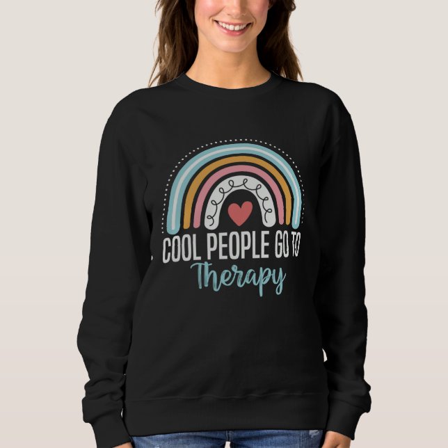 Camiseta Cool People Go To Therapy Awareness Mental Health  (Frente)