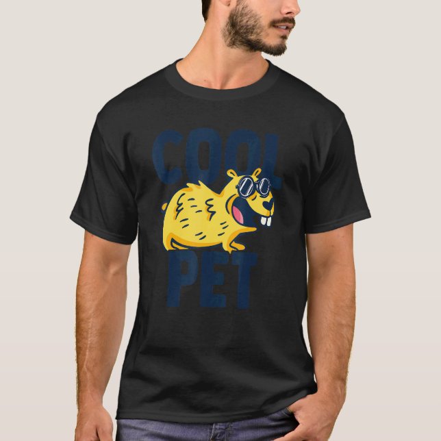 Camiseta Cool Pet Graphic Guinea Pig Owner Pet Cavy Animal  (Frente)
