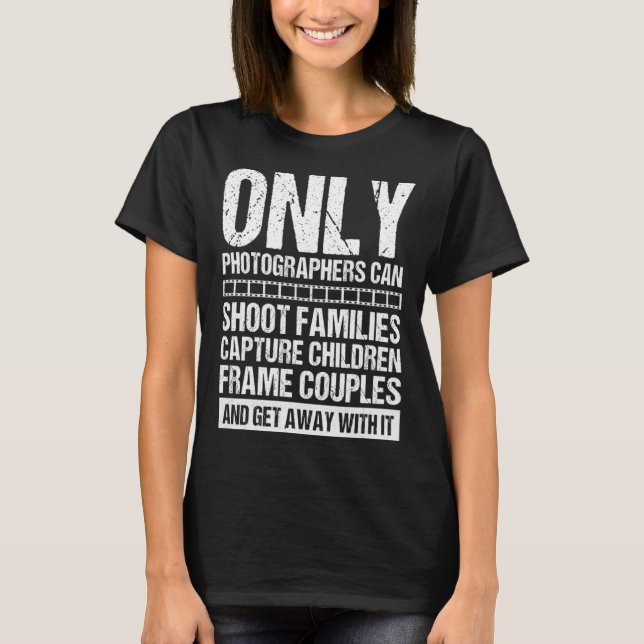 Camiseta Cool Photographer For Men Women Photography Camera (Frente)