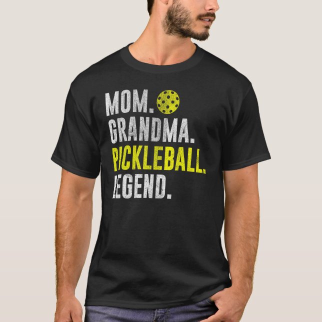 Camiseta Cool Pickleball Player Saying Mom Grandma Pickleba (Frente)