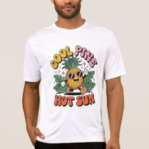 Cool Pine Hot Sun Retro Pineapple Summer Vibes