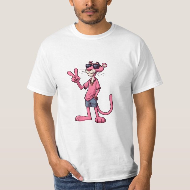 Camiseta Cool Pink Panther (Frente)
