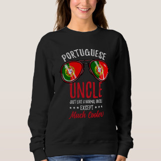 Camiseta Cool Portuguese Uncle Sunglasses Portuguese Family