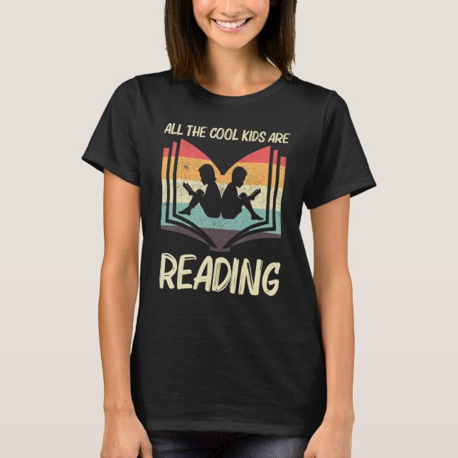 Camiseta Cool Reading For Men Women Book   Books Bookworm L (Frente)