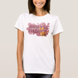 Camiseta Cool Red BRUNCH THERAPY Statement