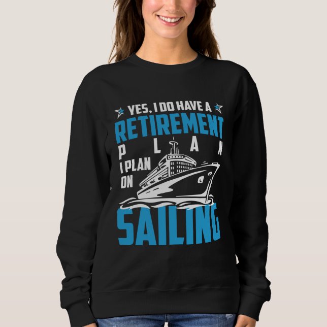 Camiseta Cool RETIREMENT plan SAILING (Frente)