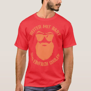 Camiseta Cool rider with a full beard