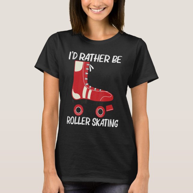 Camiseta Cool Roller Skating For Men Women Recreational Spo (Frente)