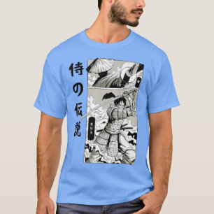 Camiseta Cool Samurai Warrior Japanese Swordsman Anime Japa