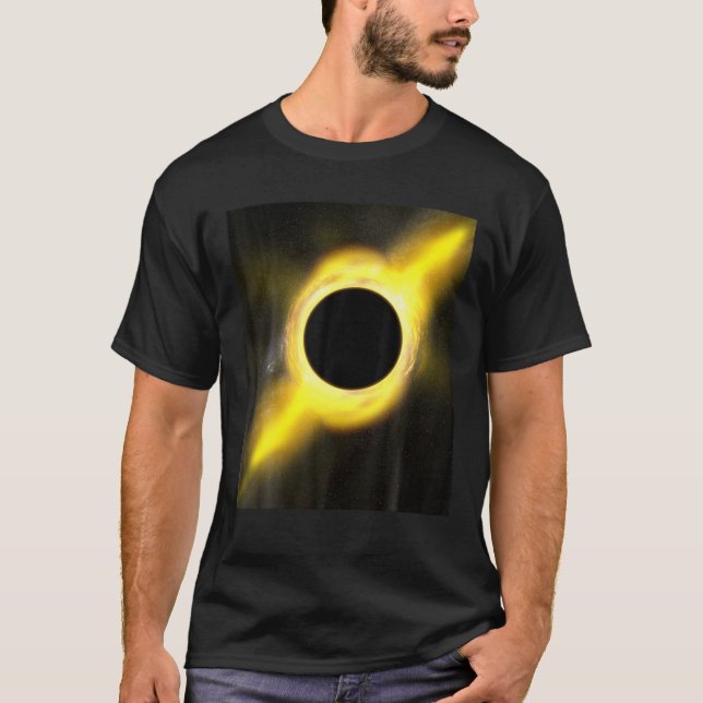 Camiseta Cool Science Geek T Black Hole (Frente)