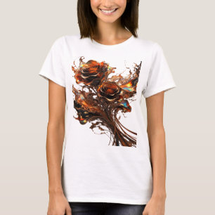 Camiseta Cool Silver CHOCOLATE ROSES Statement