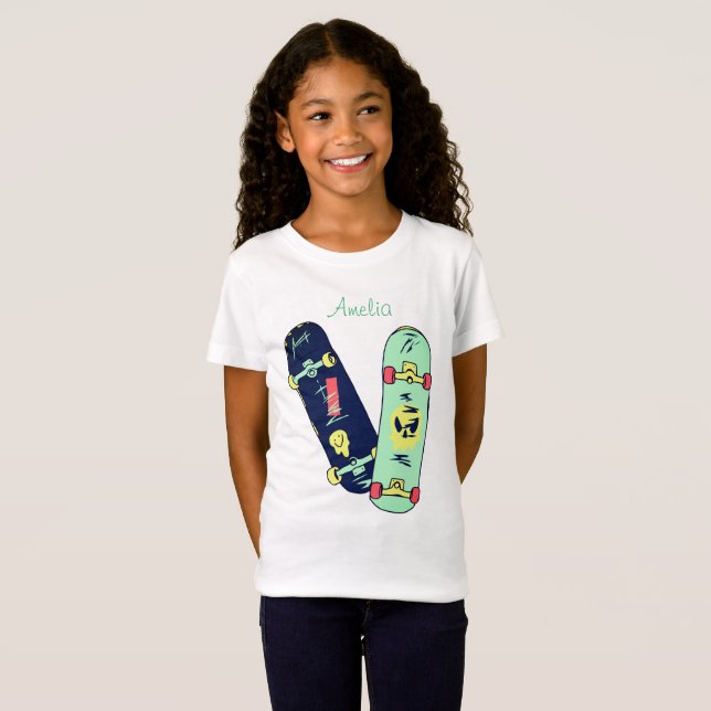 Camiseta Cool Skateboards (Frente Completa)