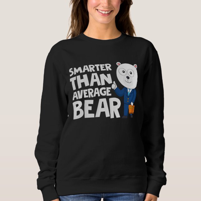 Camiseta Cool Smarter Than Average Bear Polar Bear (Frente)
